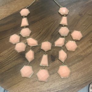 Peach bubble necklace